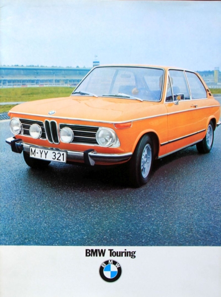 BMW 1800 Touring Modelprogram 1971 Cabrochure (9796)